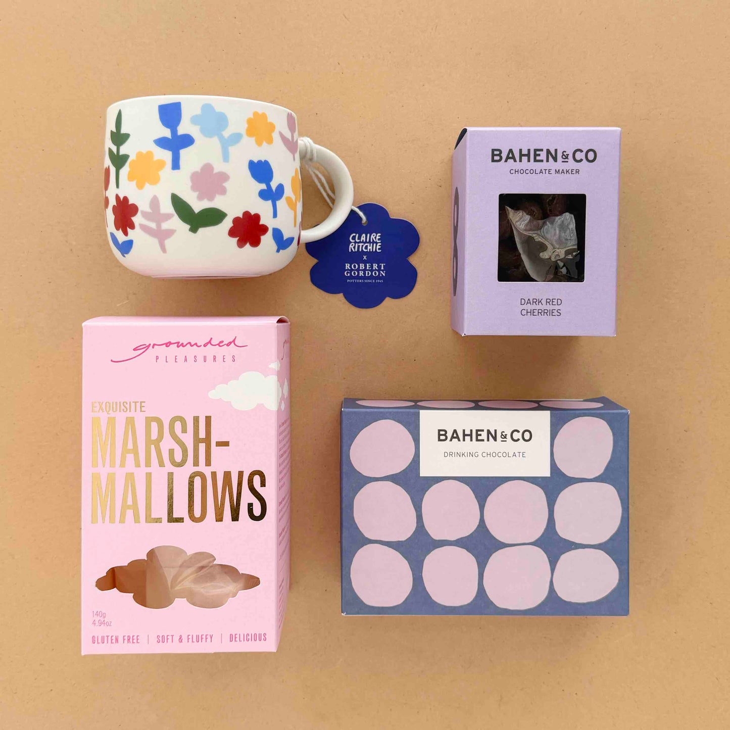 Hot Chocolate Hug - Pink/Floral