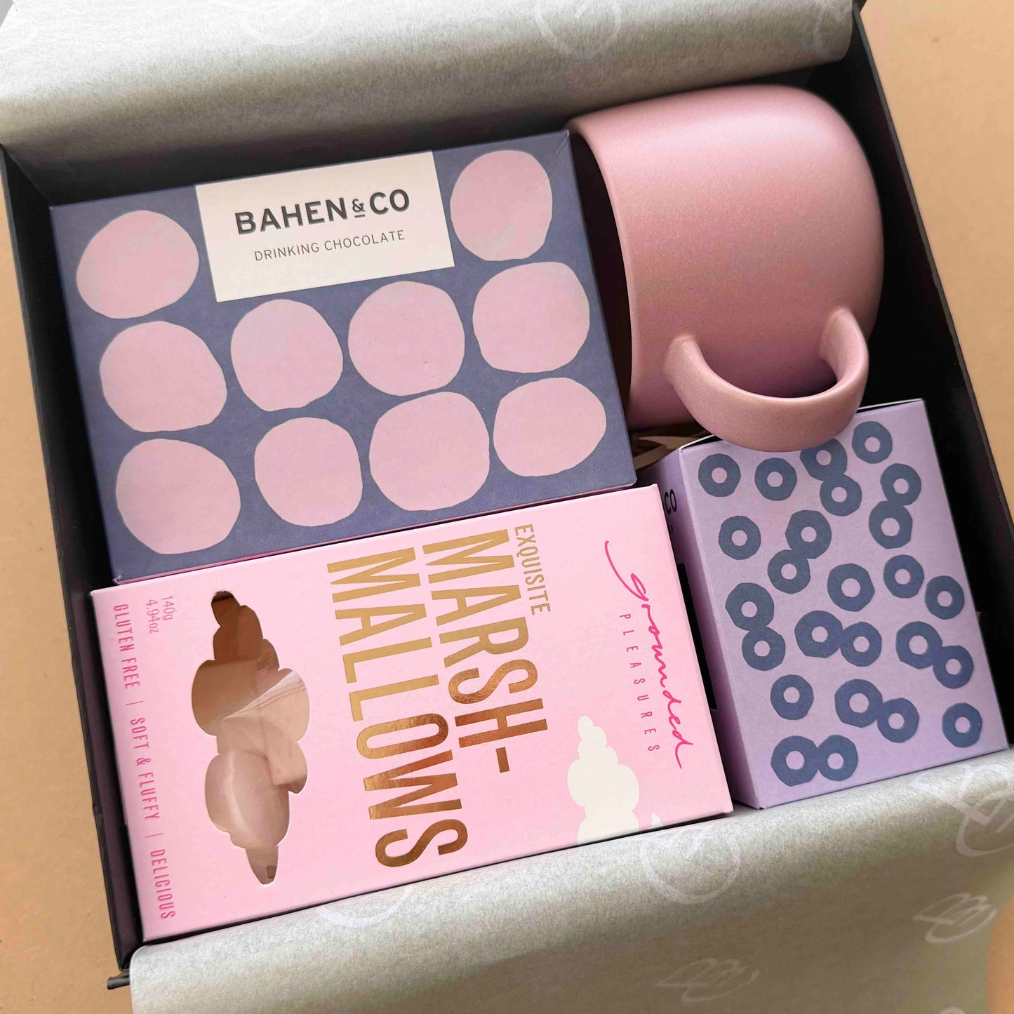 Hot Chocolate Hug - Pink/Floral