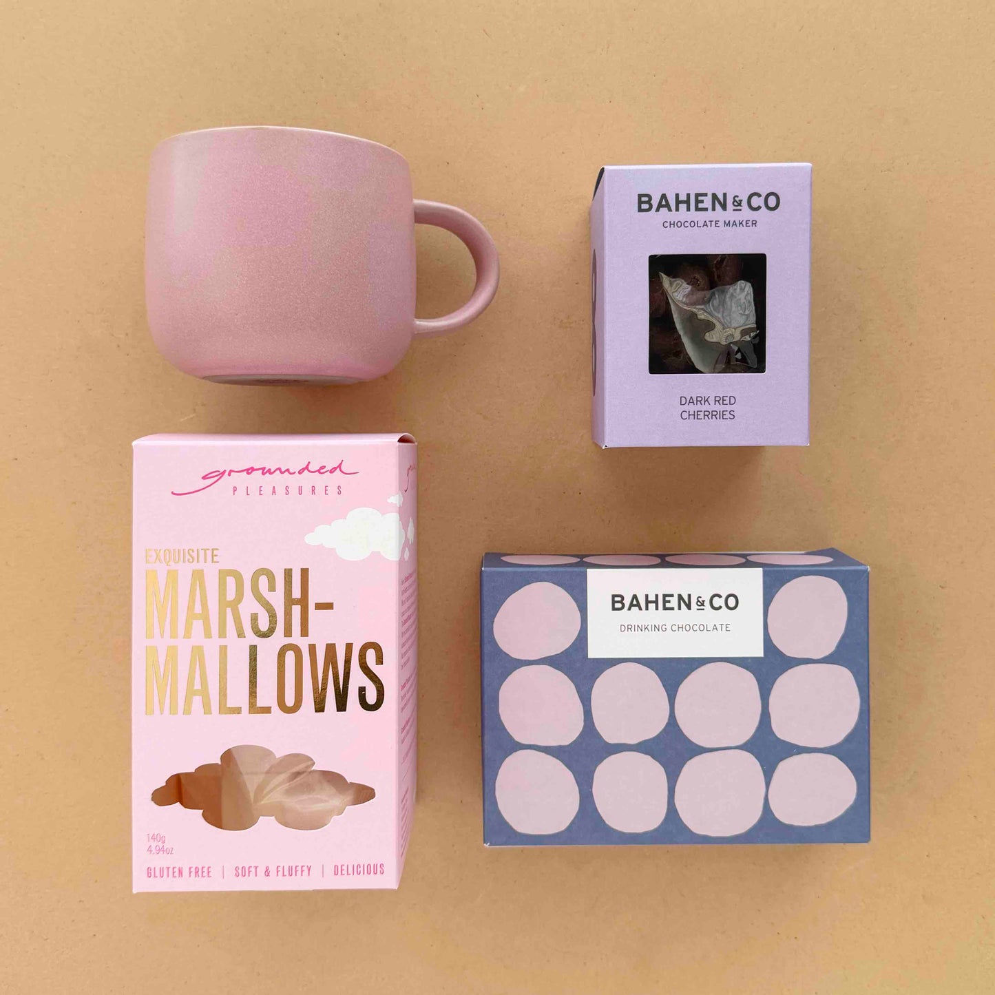 Hot Chocolate Hug - Pink/Floral