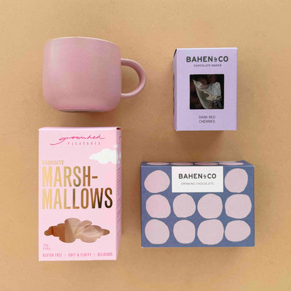 Hot Chocolate Hug - Pink/Floral